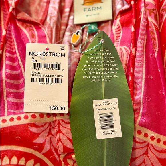 Farm Rio summer sunrise boho blouse - Picture 5 of 9